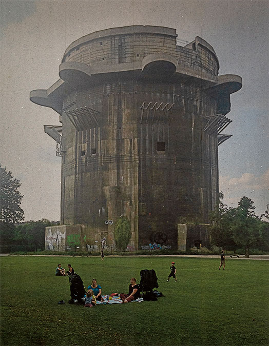 Das Frühstück im Grünen; frei nach Édouard Manet, Foto auf Filzpapier; 173cm x 128cm, 2019-22, 2025