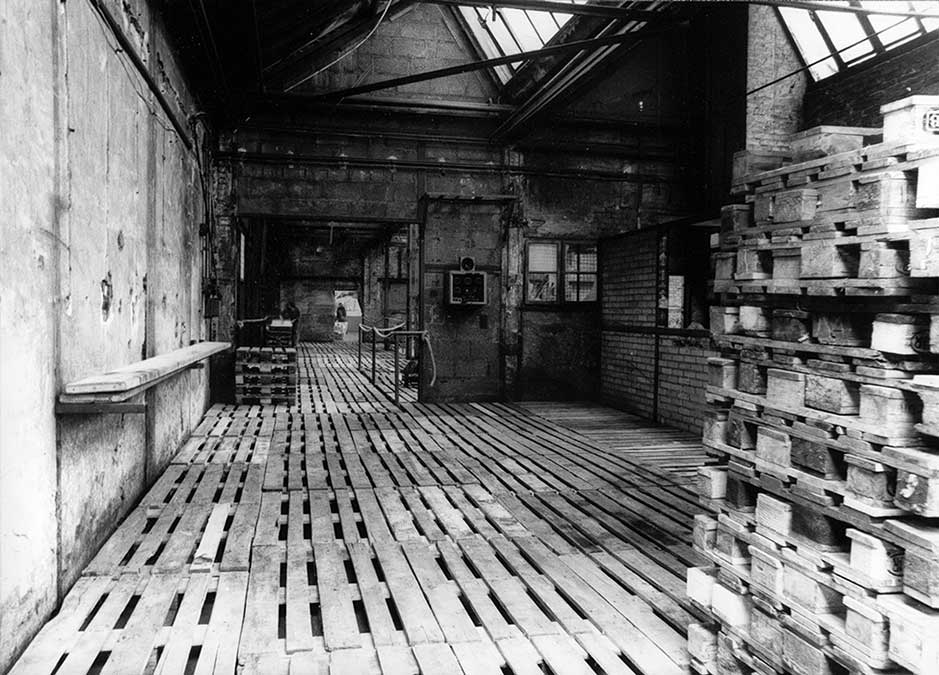 Fabrikkunst 'Spurensuche', Münsterstraße 446, Düsseldorf, 1984