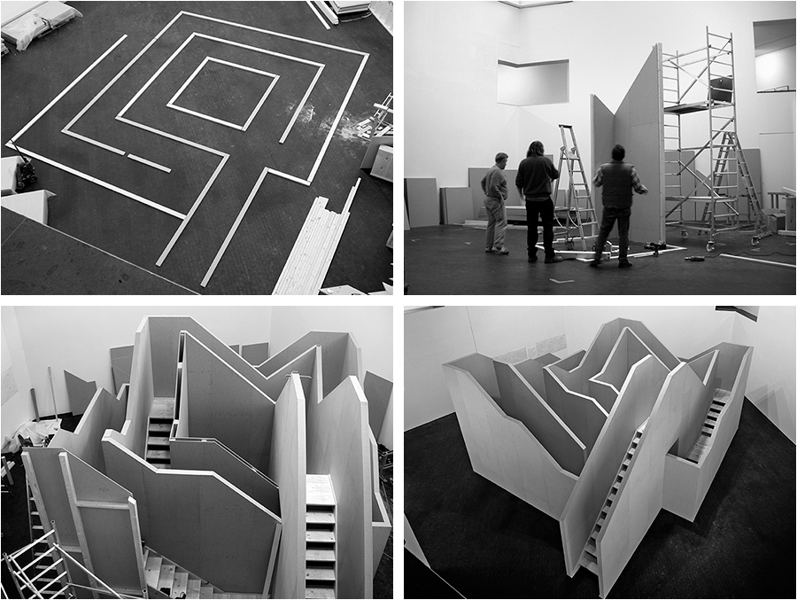 Treppenhaus, Aufbau, 2002 - Karl Ernst Osthaus-Preis 2001  -  Foto: Achim Kukulies