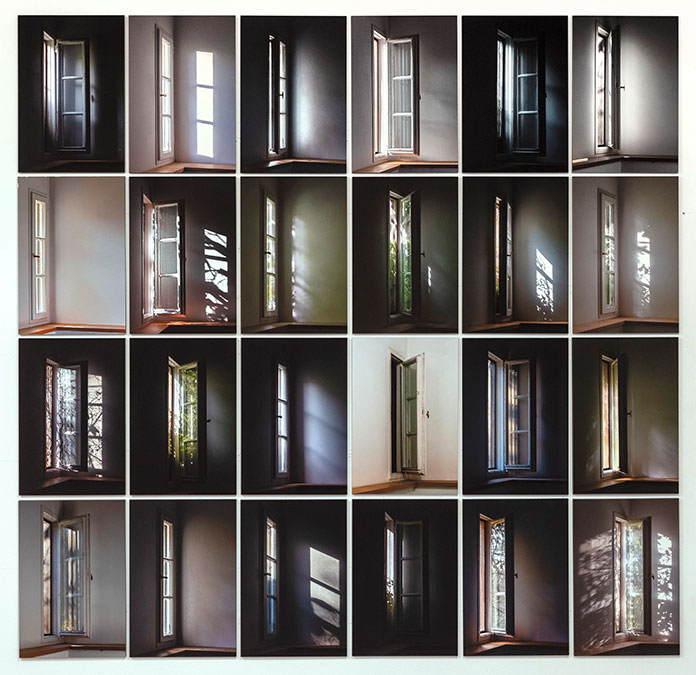 Eckfenster; mehrteilig (variabel), 2011-2025ff, je Tafel 48 x 32,5cm